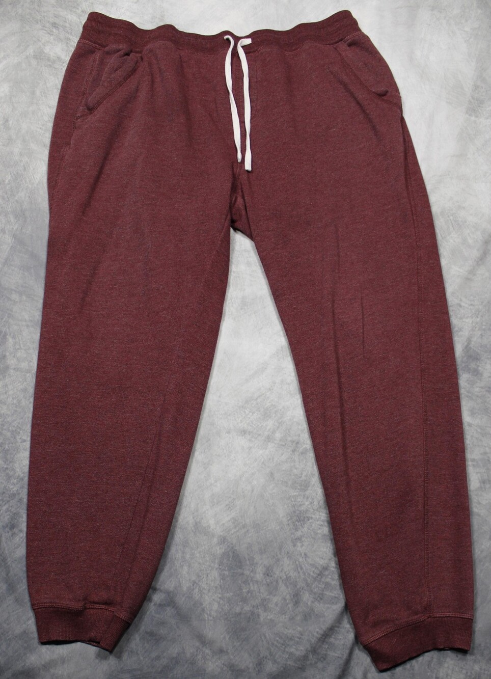 Marine Layer Sweatpants Mens XL Red Fleece Joggers Soft Elastic Cuff Pockets